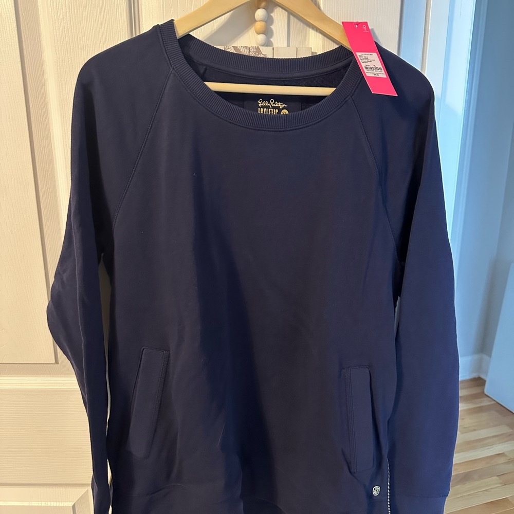 Lilly Pulitzer Navy Blue Sweatshirt